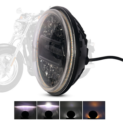 满天星牧马人7寸LED大灯 哈雷与越野车的改装利器